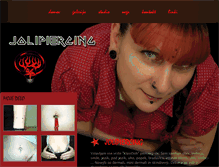 Tablet Screenshot of jolipiercing.com